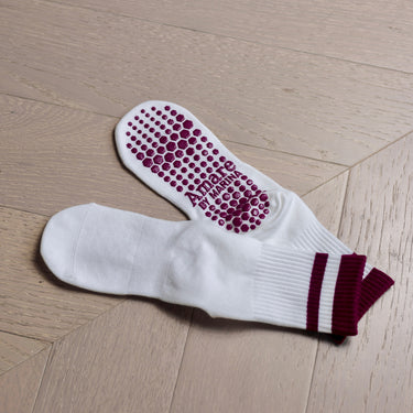 AMARE Grip Socks : Merlot